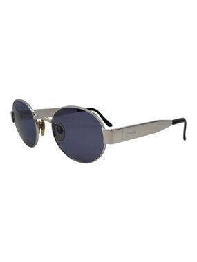 Chanel Sunglasses Vintage Blue Silver Eyewear